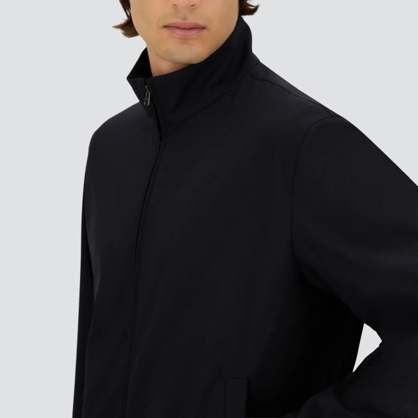 Herno Light Stretch Wooly Jas Navy