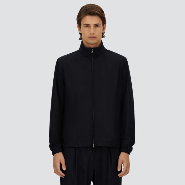 Herno Light Stretch Wooly Jas Navy