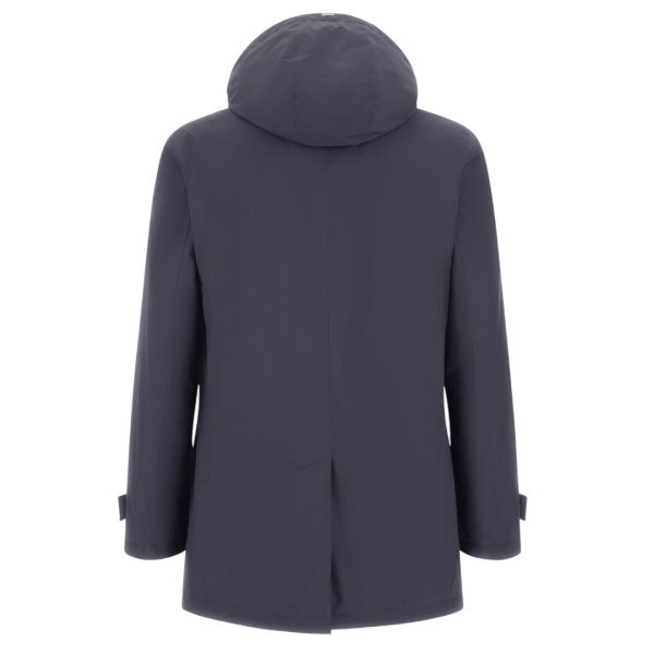 Herno Long Parka Navy