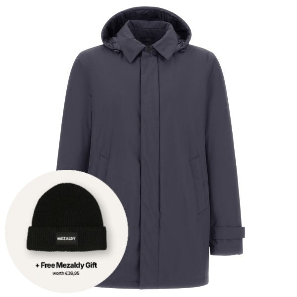 Herno Long Parka Navy