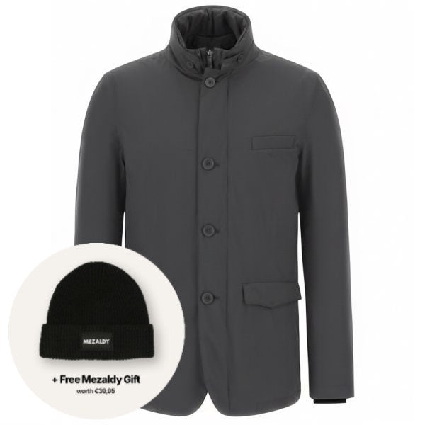 Herno Stand Down Collar Jas Grijs