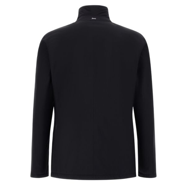 Herno Stand Down Collar Jas Zwart