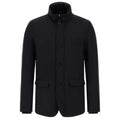 Herno Stand Down Collar Jas Zwart