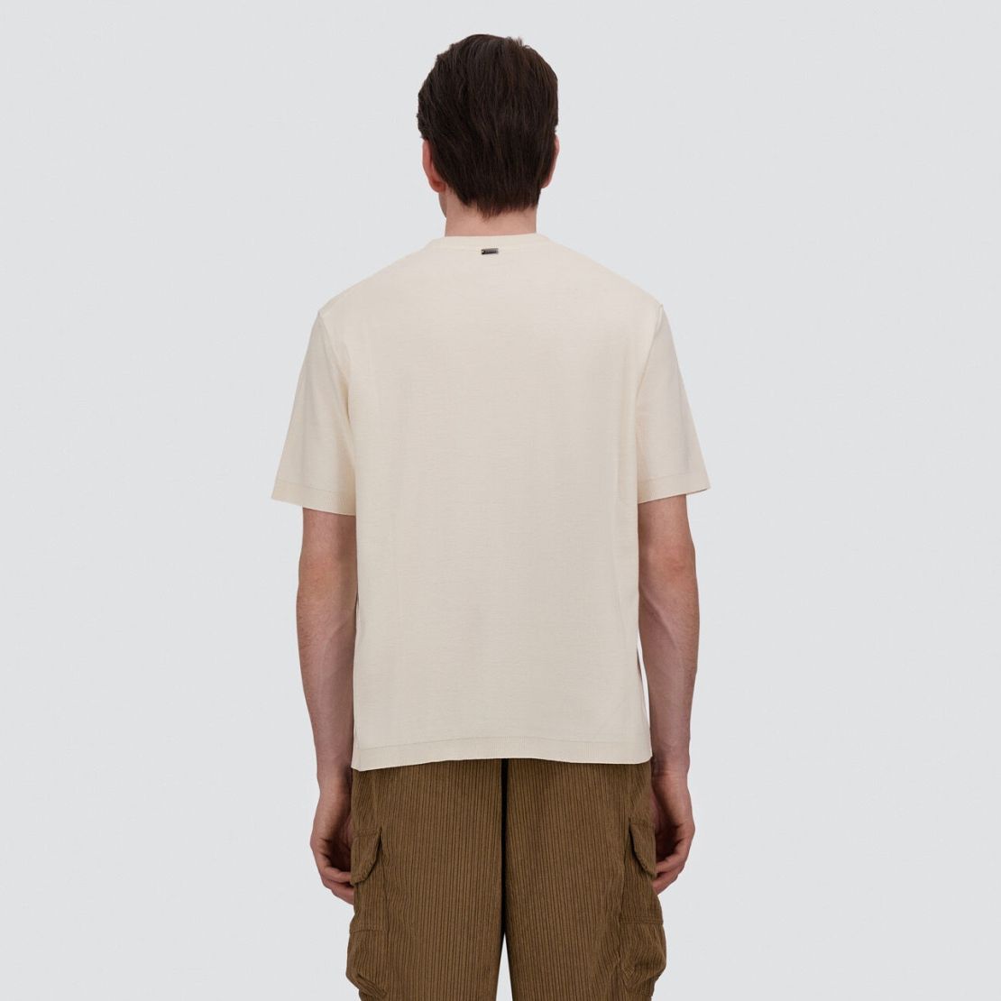 Herno Cotton & Cashmere T-shirt Wit