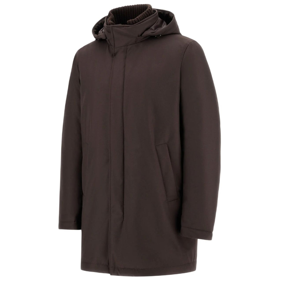 Herno New Business Coat Bruin