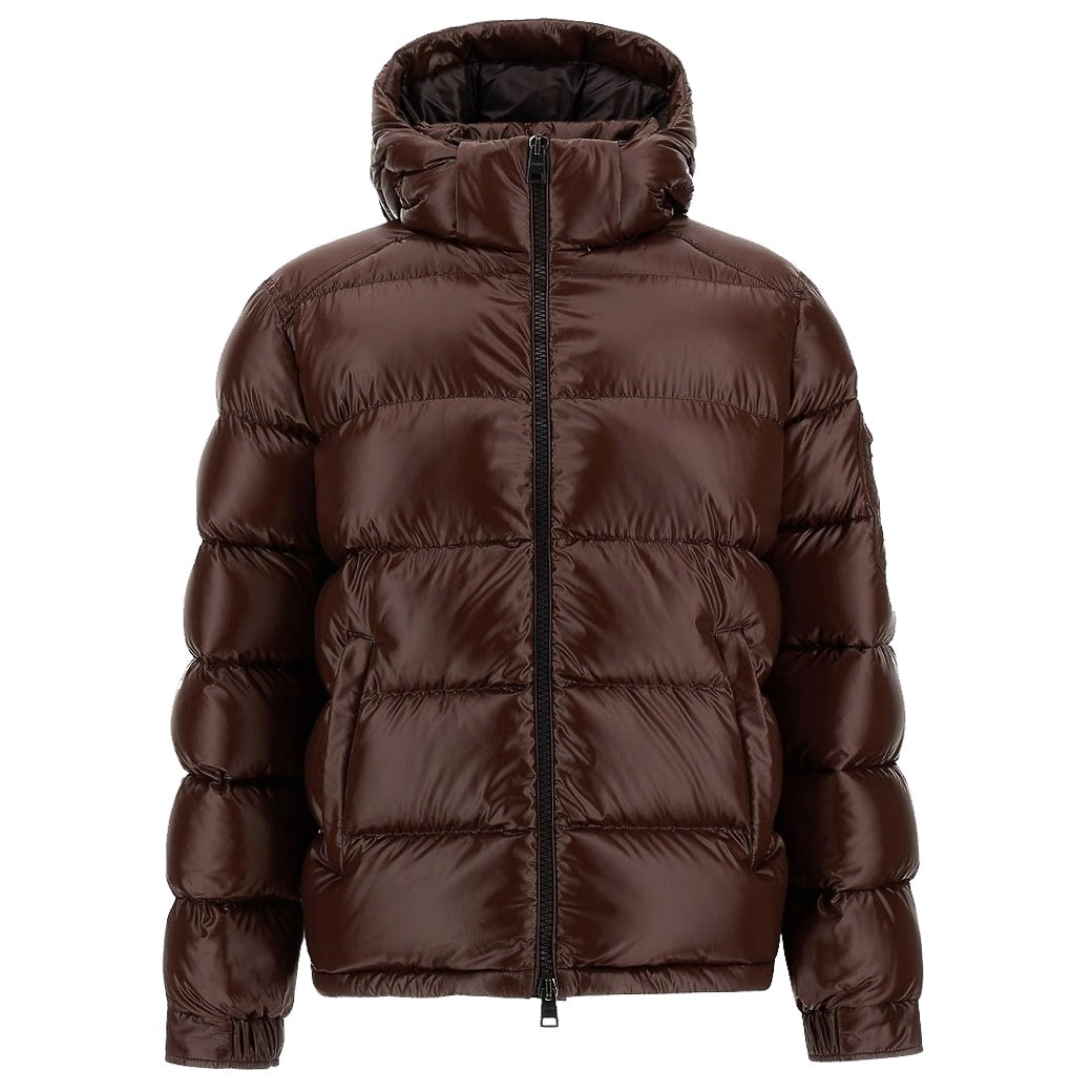Herno Shiny Quilted Puffer Bruin