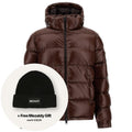 Herno Shiny Quilted Puffer Bruin