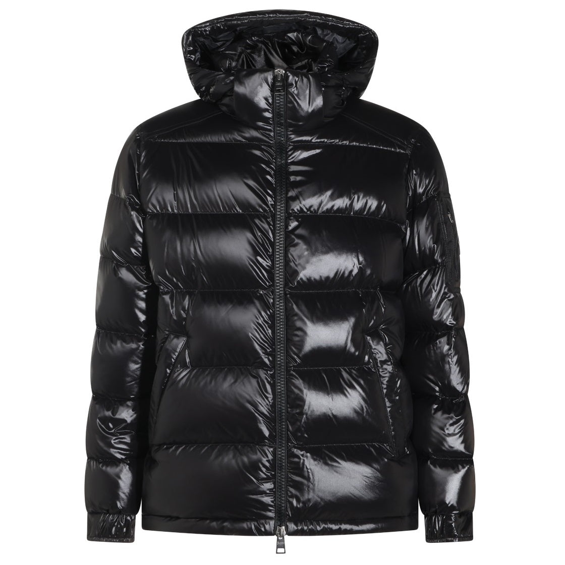 Herno Shiny Quilted Puffer Zwart