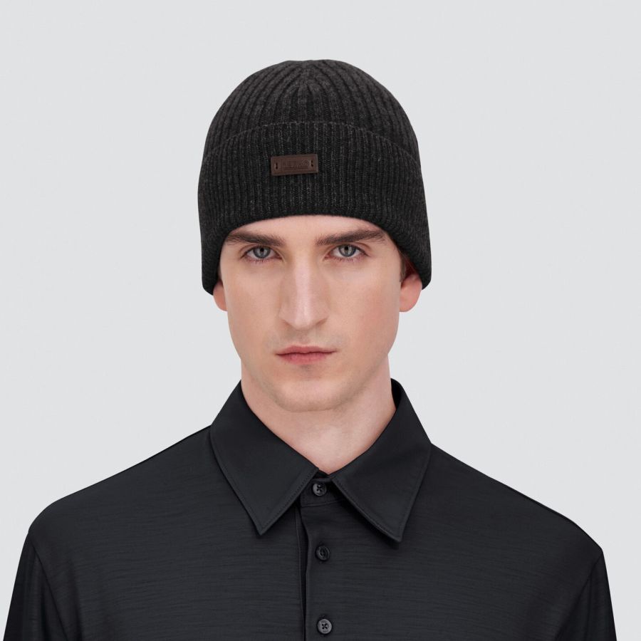 Herno Wool Muts Navy