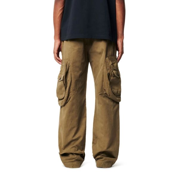 Heron Preston Canvas Cargo Broek Donker Groen
