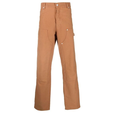 Heron Preston Canvas Carpenter Broek Tobacco Bruin