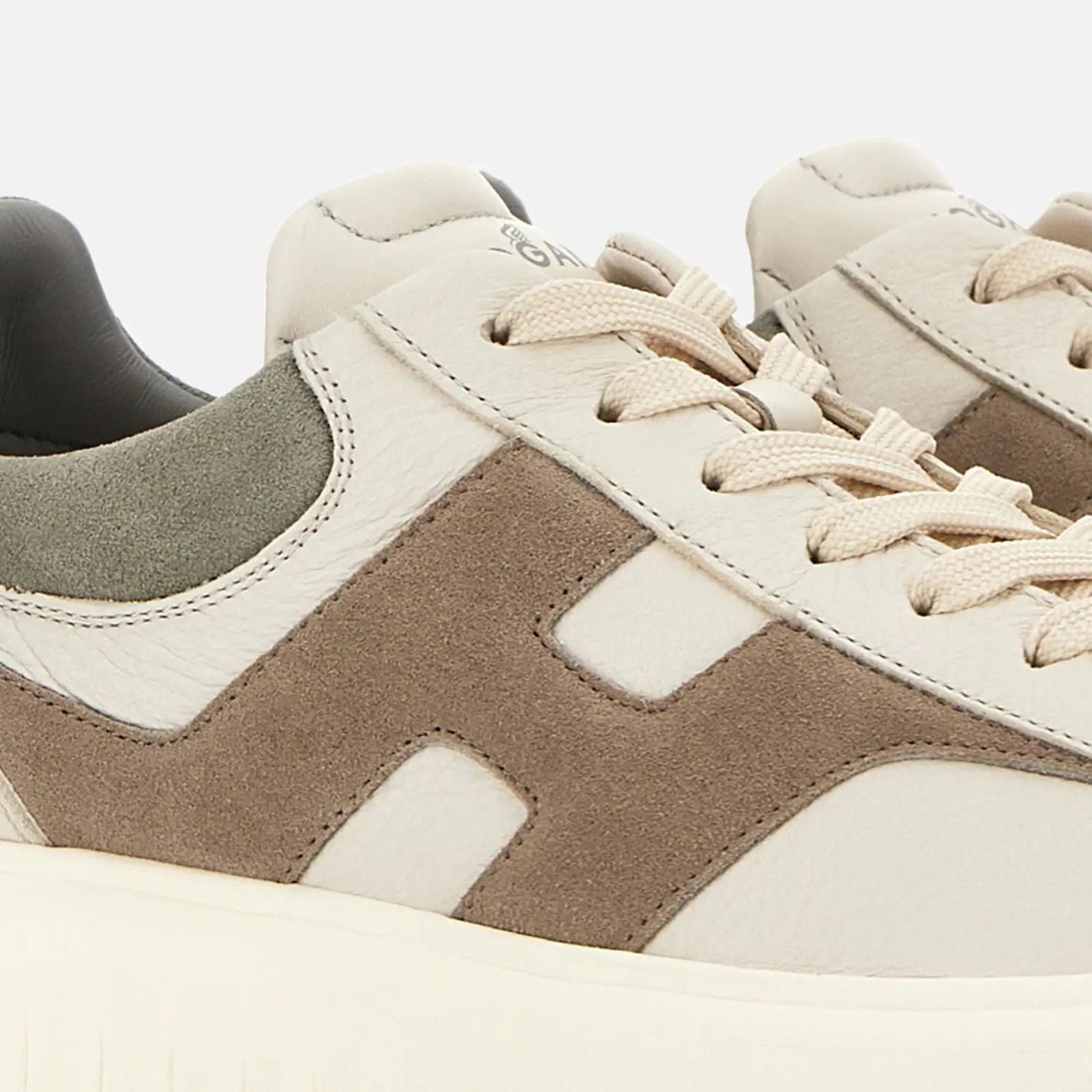 Hogan H-Stripes Sneaker Beige/Bruin