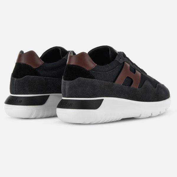 Hogan Interactive Sneaker Zwart/Bruin