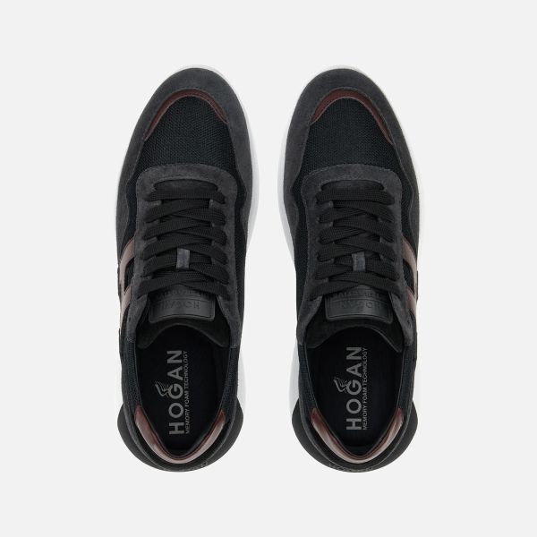 Hogan Interactive Sneaker Zwart/Bruin