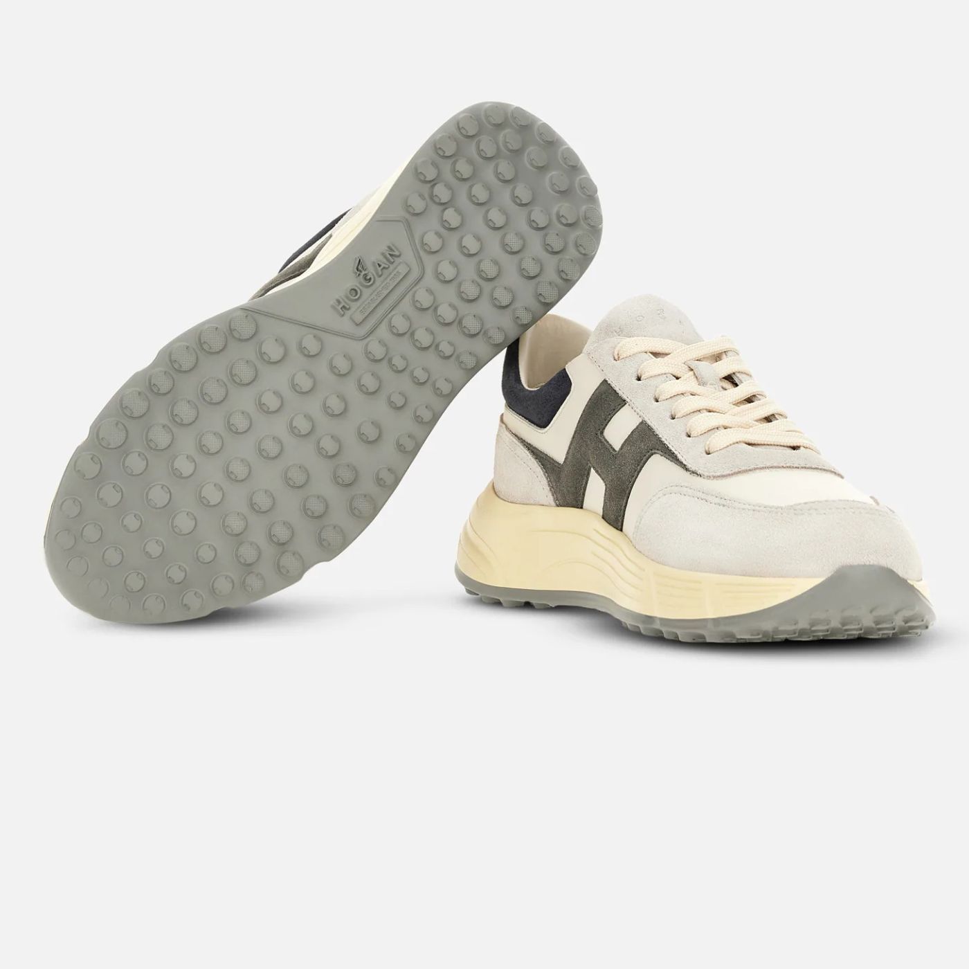 Hogan Hyperlight Sneaker Off White/Grijs