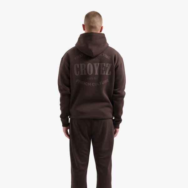 Croyez Stamp Hoodie Bruin