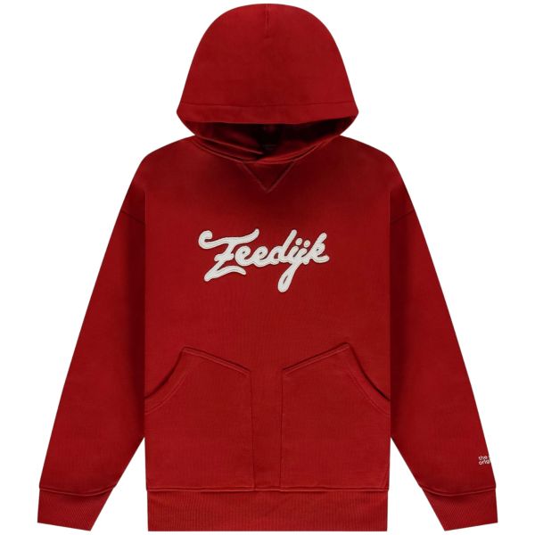 The New Originals Zeedijk Double Pocket Hoodie Rood