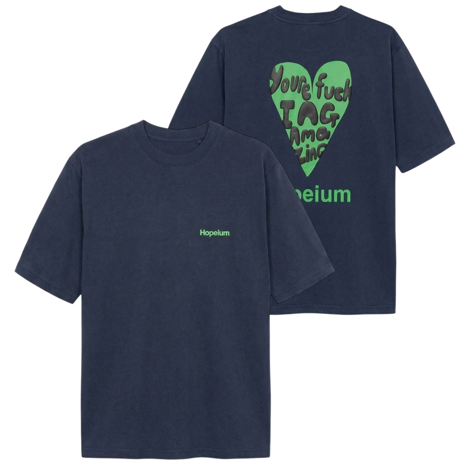 Hopeium Fucking Amazing T-shirt Navy