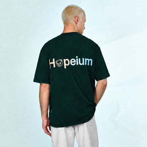 Hopeium Logo T-shirt Navy