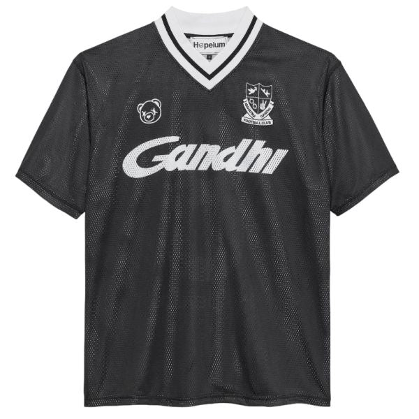 Hopeium Mesh Football T-shirt Zwart