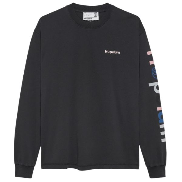 Hopeium Protect Your Peace Longsleeve T-shirt Zwart