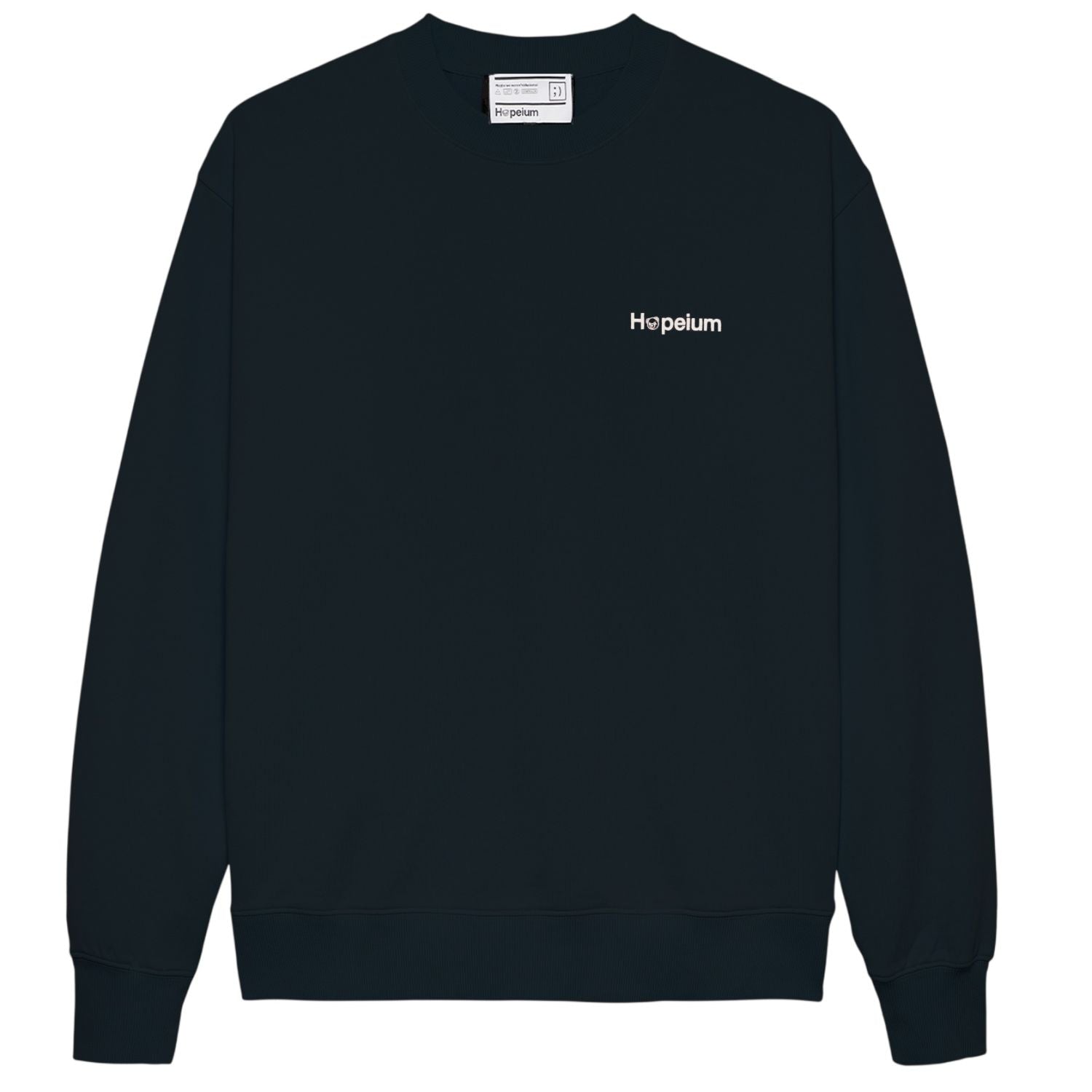 Hopeium Logo Sweater Navy