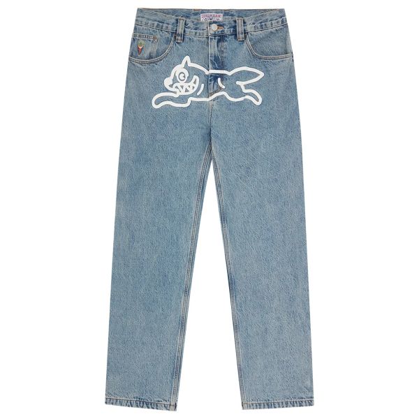 Icecream Check Lined Jeans Blauw