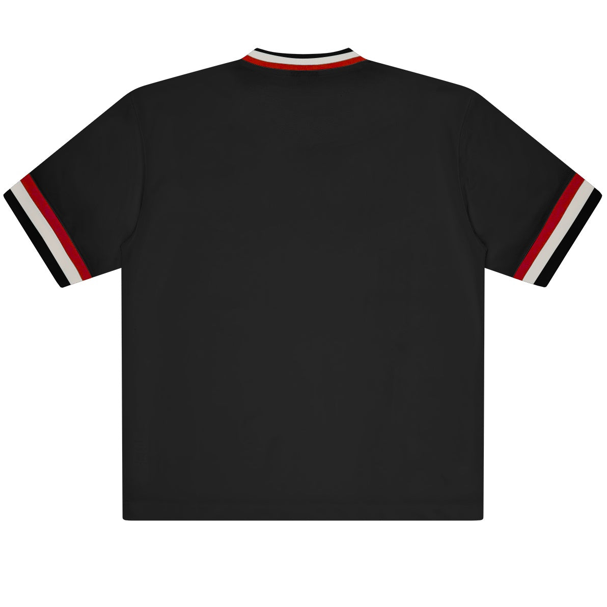 Icecream College V-Neck Sports Jersey Zwart
