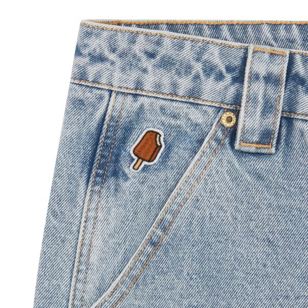 Icecream Cones & Bones Carpenter Jeans Licht Blauw