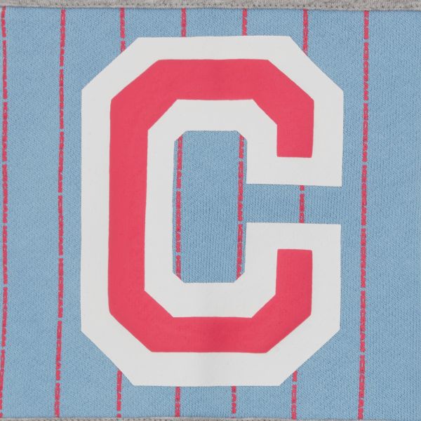 Icecream IC Cubs Collared Quarter Zip Sweater Licht Blauw