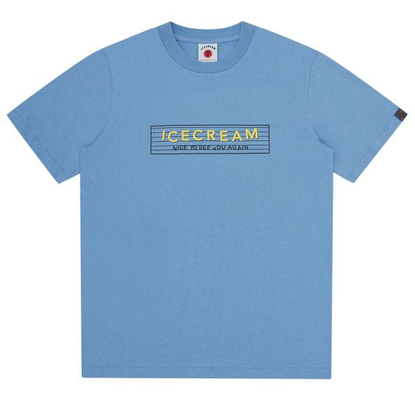 Icecream Nice To See You T-shirt Licht Blauw