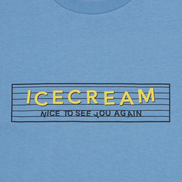 Icecream Nice To See You T-shirt Licht Blauw
