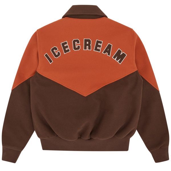 Icecream Panelled Varsity Jack Bruin/Oranje
