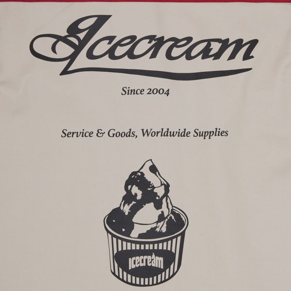 Icecream Parlor Work Overhemd Beige/Rood