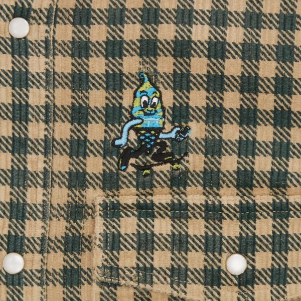Icecream Printed Check Overhemd Groen