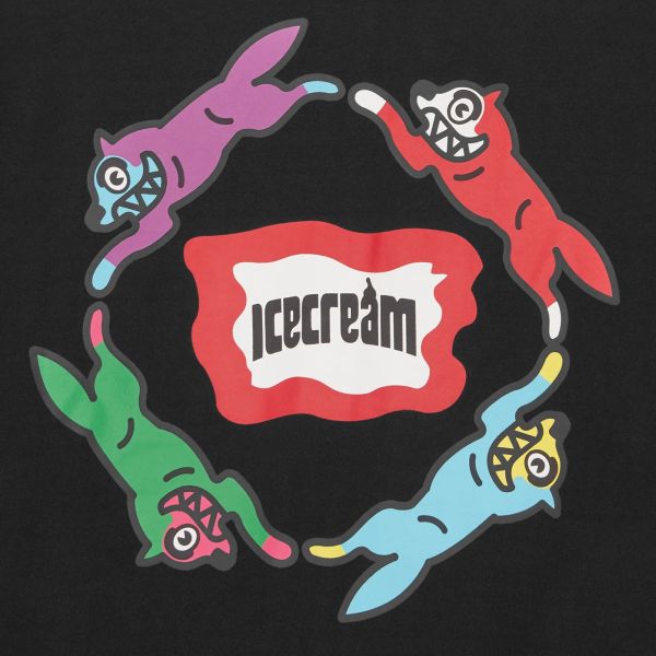 Icecream Roundabout Vest Zwart