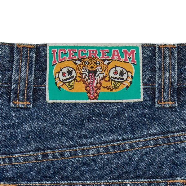 Icecream Running Dog Double Scoop Jeans Blauw
