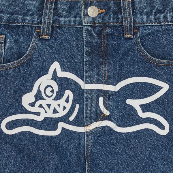 Icecream Running Dog Double Scoop Jeans Blauw