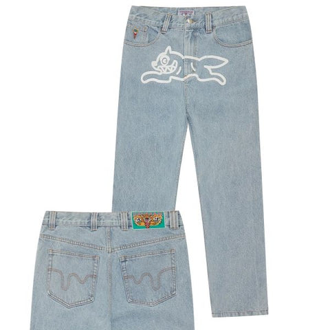 Icecream Running Dog Double Scoop Jeans Licht Blauw