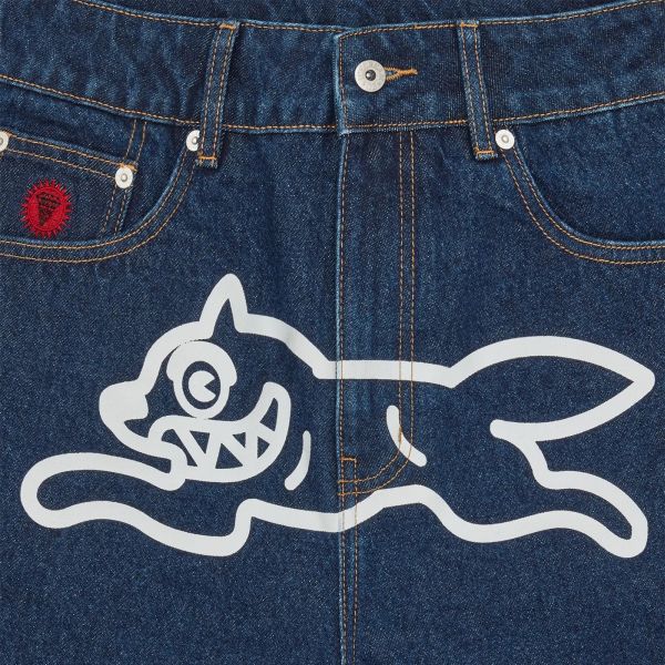 Icecream Running Dog Jeans Donker Blauw