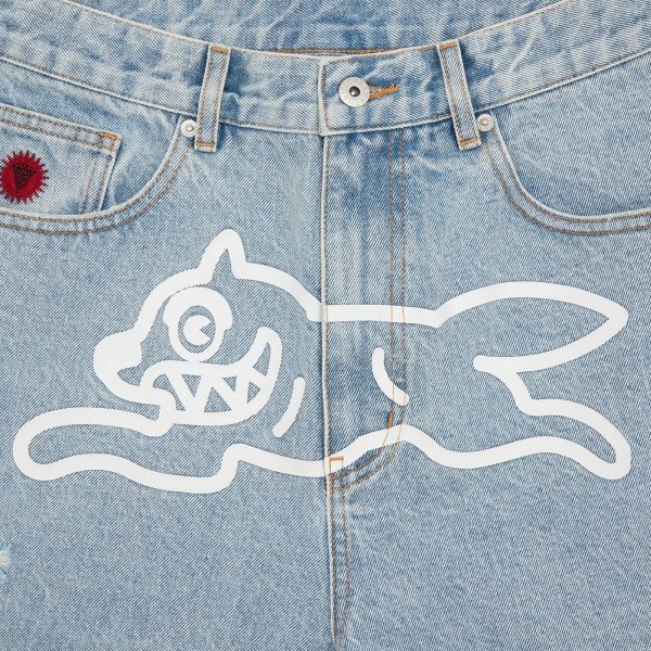 Icecream Running Dog Korte Broek Licht Blauw