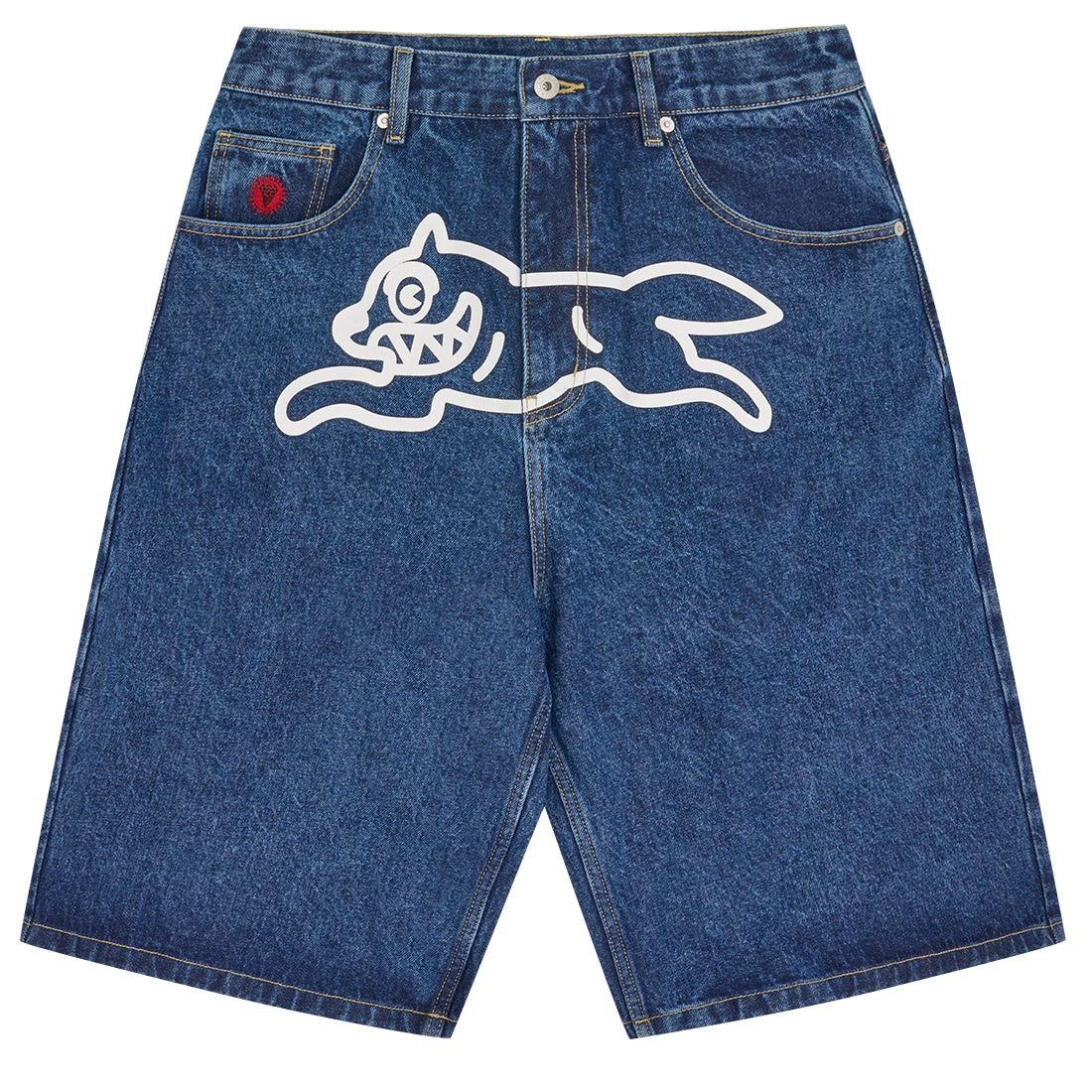 Icecream Running Dog Triple Scoop Korte Broek Blauw