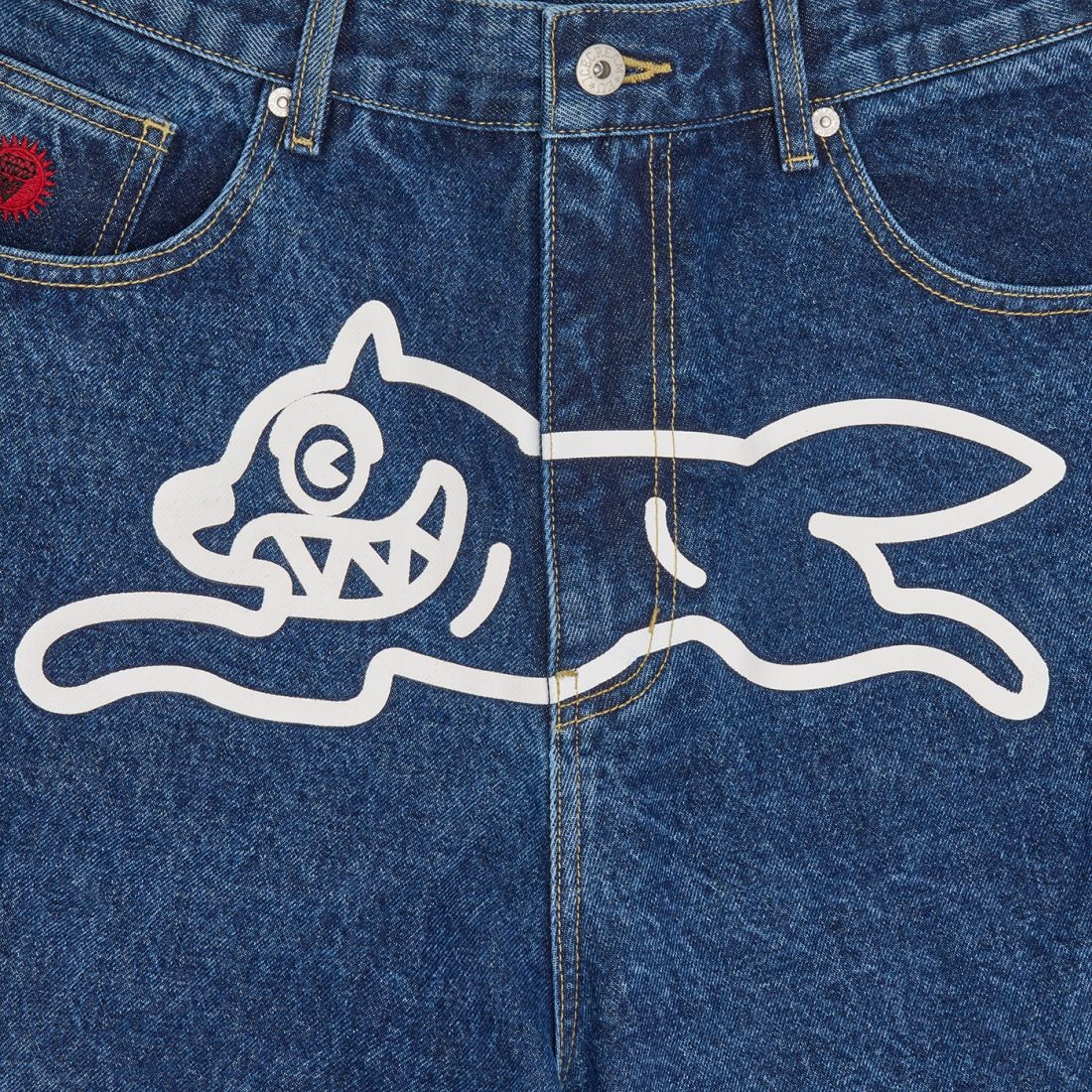 Icecream Running Dog Triple Scoop Korte Broek Blauw