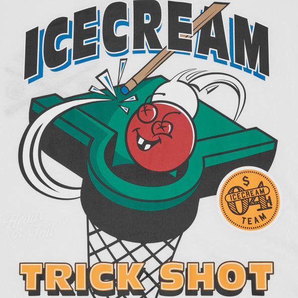 Icecream Trick Shot T-shirt Wit