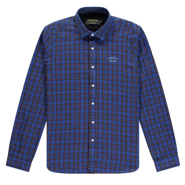 In Gold We Trust The Clash Overshirt Blauw