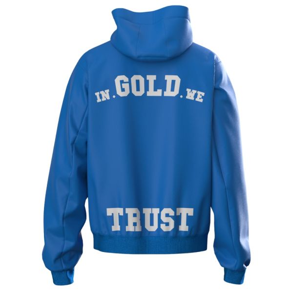 In Gold We Trust The Gift Jas Blauw