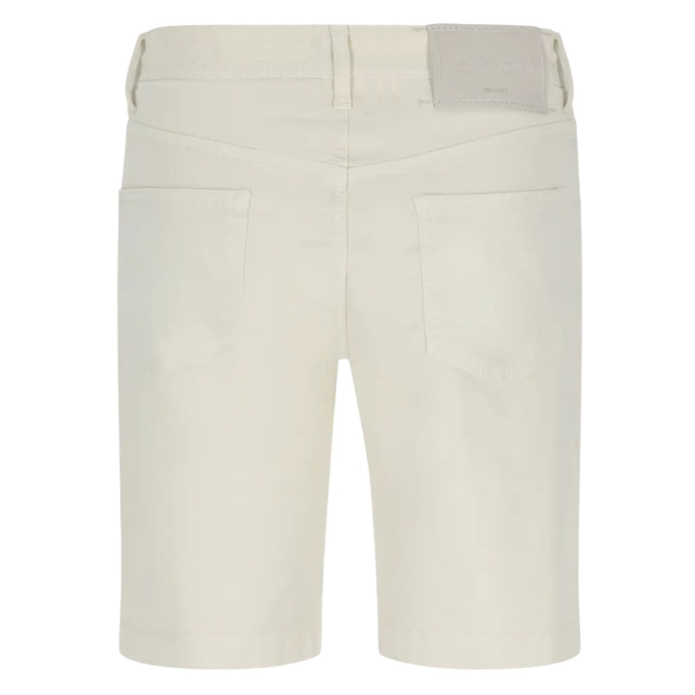 Jacob Cohën Bermuda Lou Korte Broek Off White