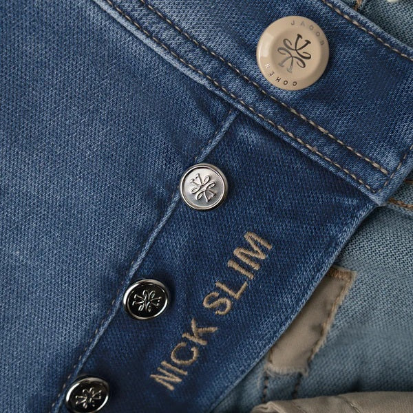 Jacob Cohën Nick Slim Jeans 200D Blauw