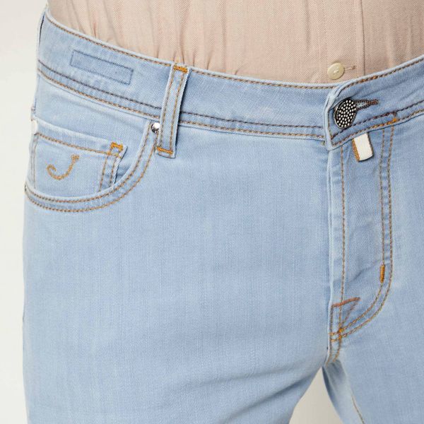 Jacob Cohën Nick Slim Jeans 300D Licht Blauw