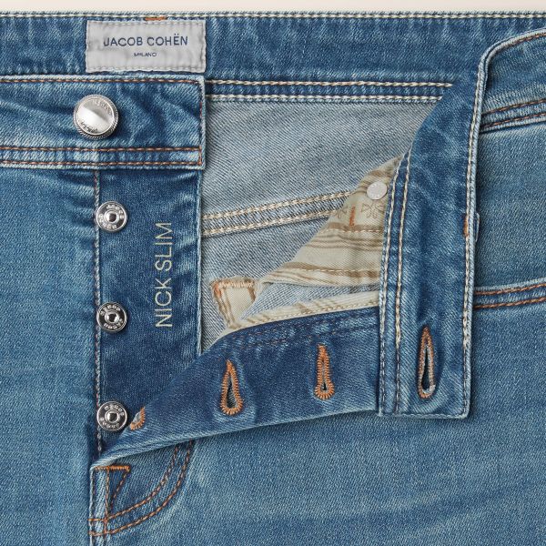 Jacob Cohën Nick Super Slim Jeans 300D Licht Blauw